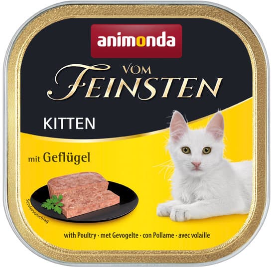 ANIMONDA Katzennassfutter vom Feinsten Kitten mit Geflügel
