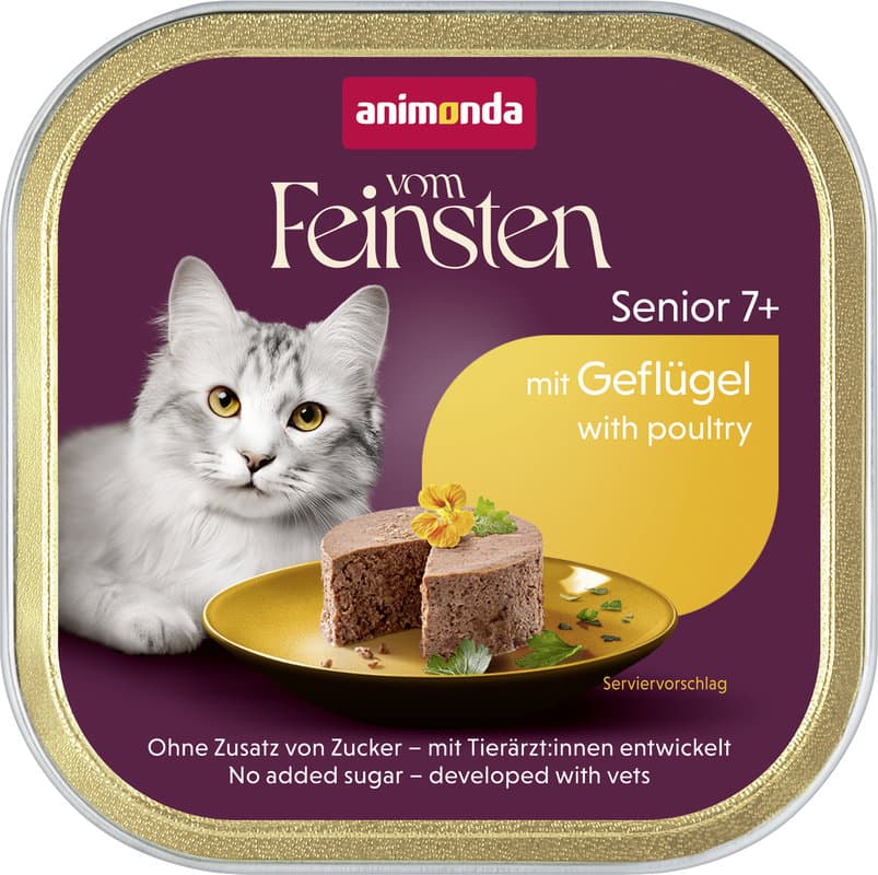 ANIMONDA Katzennassfutter vom Feinsten Senior mit Geflügel