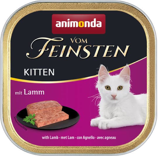 ANIMONDA Katzennassfutter vom Feinsten Kitten mit Lamm