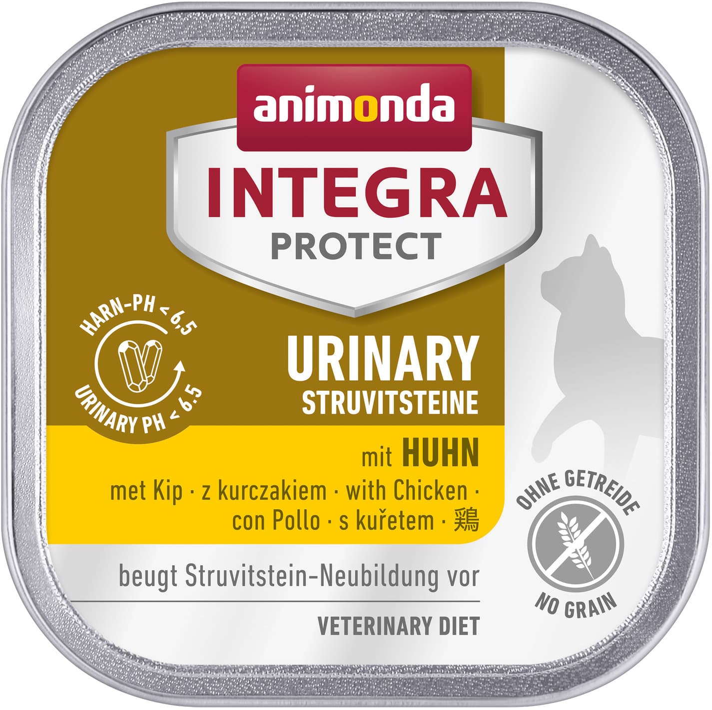 ANIMONDA Katzennassfutter Integra Protect Adult Urinary Struvitstein mit Huhn