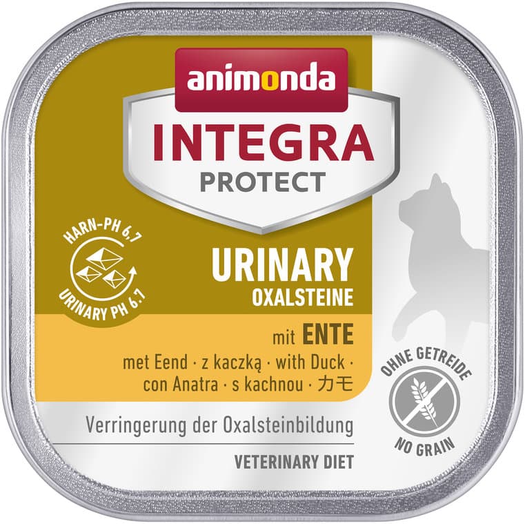ANIMONDA Katzennassfutter Integra Protect Urinary Oxalstein mit Ente