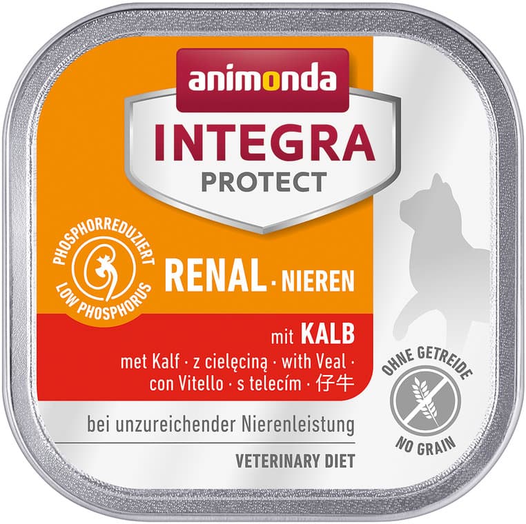 ANIMONDA Katzennassfutter Integra Protect Niere mit Kalb
