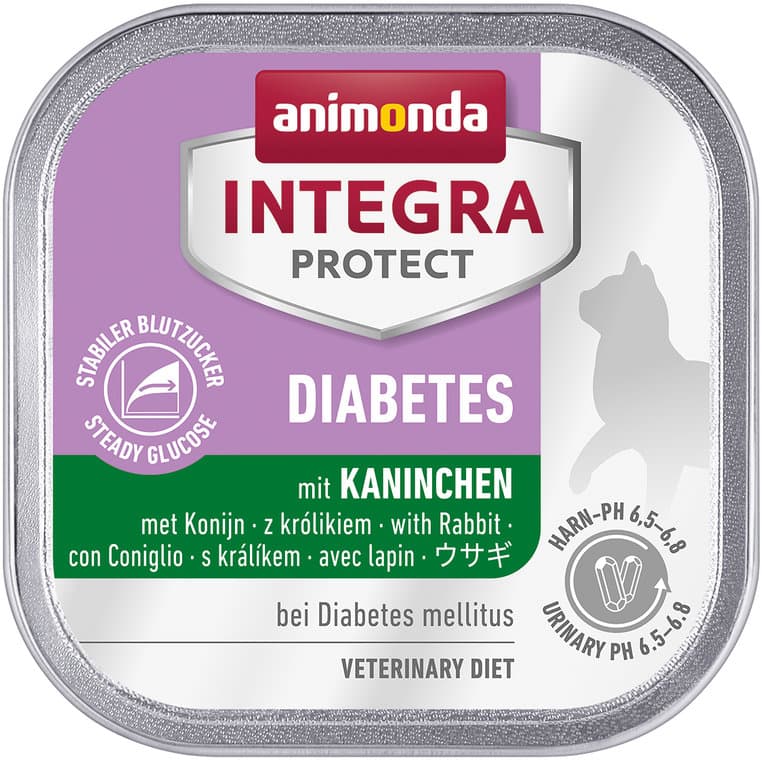 ANIMONDA Katzennassfutter Integra Protect Diabetes mit Kaninchen
