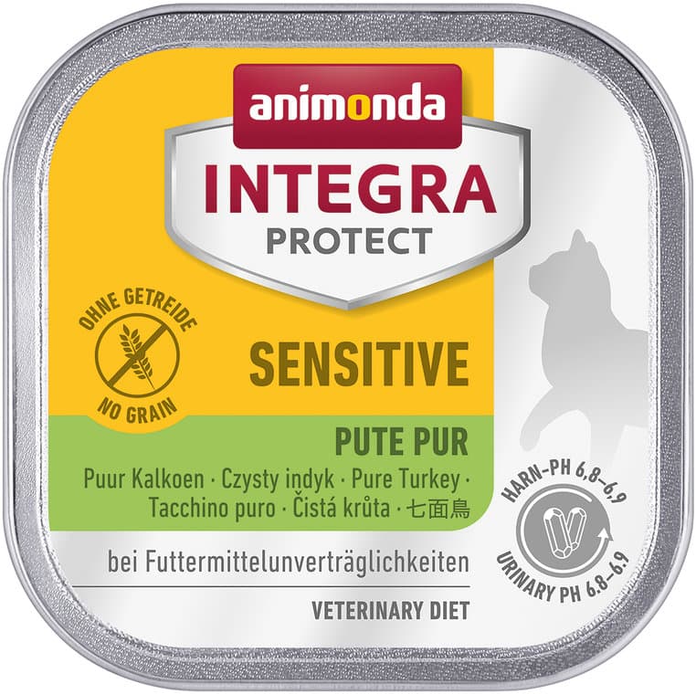 ANIMONDA Katzennassfutter Integra Protect Sensitiv mit Pute pur
