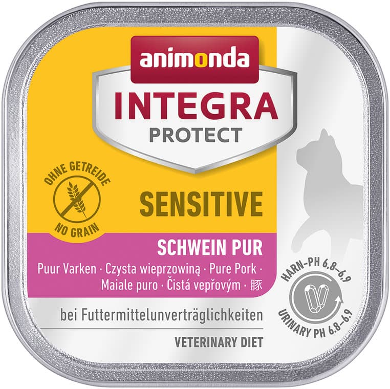 ANIMONDA Katzennassfutter Integra Protect Sensitiv mit Schwein pur