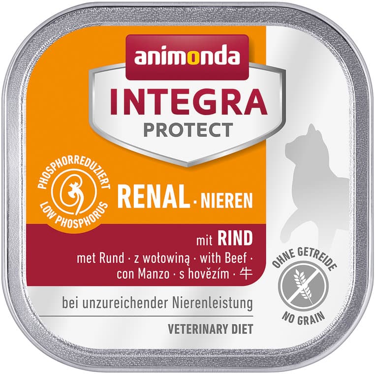 ANIMONDA Katzennassfutter Integra Protect Niere mit Rind
