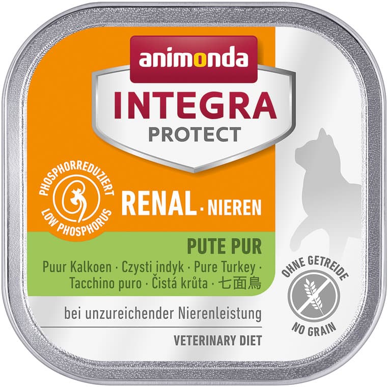 ANIMONDA Katzennassfutter Integra Protect Niere mit Pute