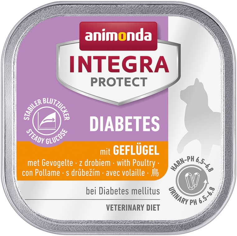 ANIMONDA Katzennassfutter Integra Protect Diabetes mit Geflügel