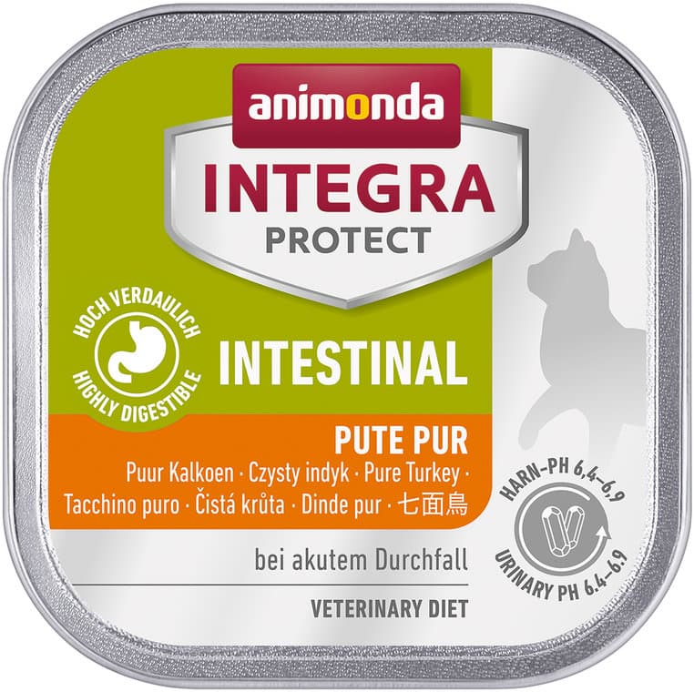 ANIMONDA Katzennassfutter Integra Protect Intestinal Pute pur