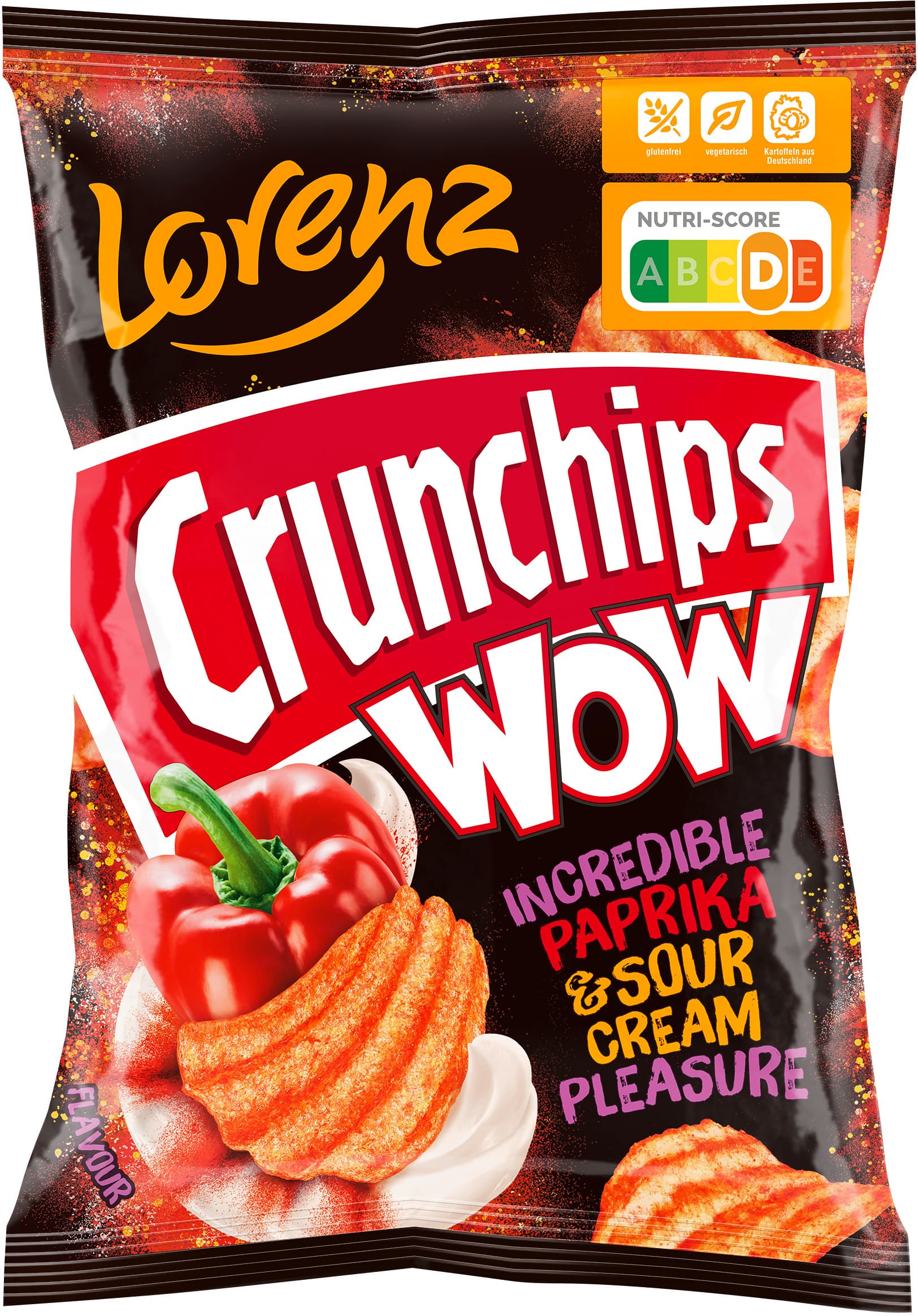 Crunchips Wow Paprika & Sour Cream 110g