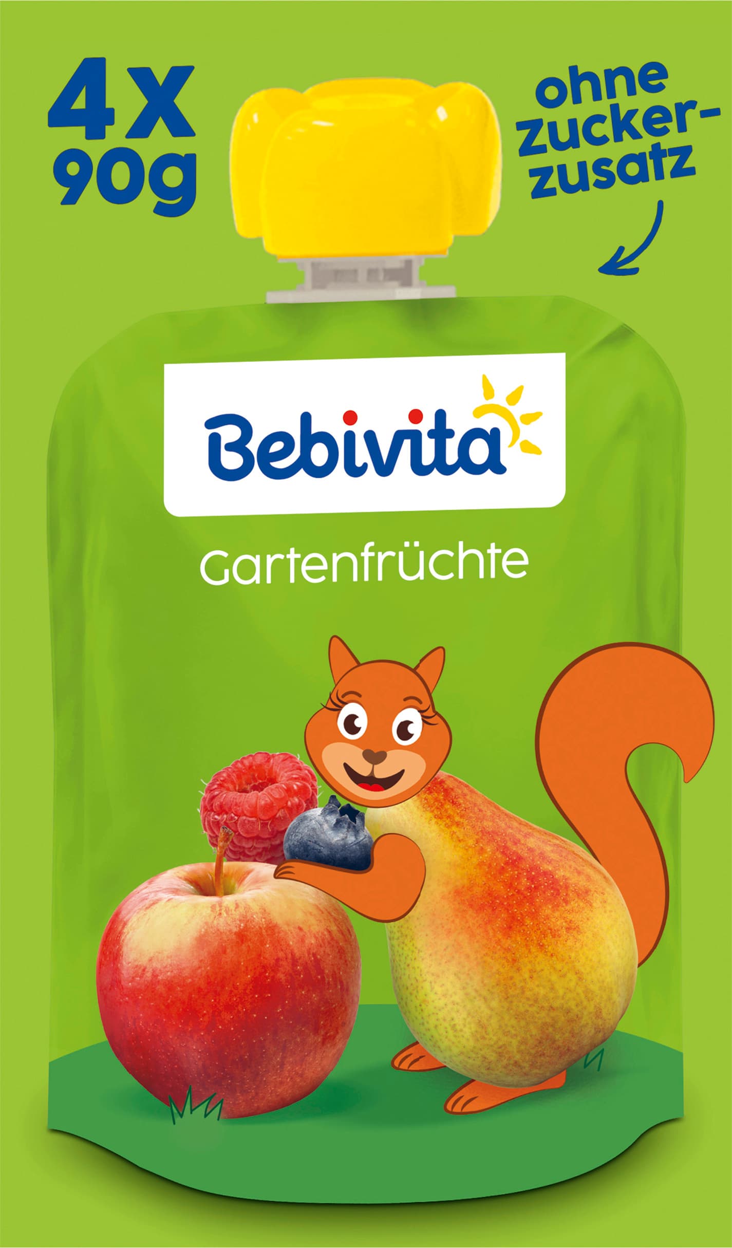 Bebivita Quetschbeutel Frucht plus Eisen Gartenfrüchte