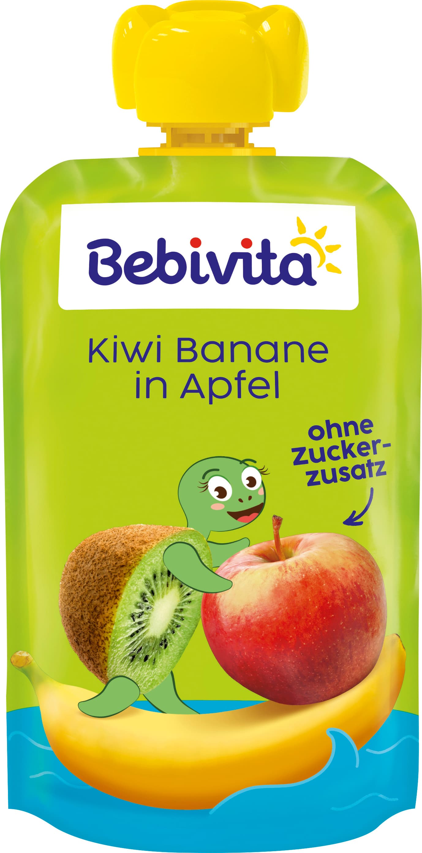 Bebivita Quetschbeutel Kiwi-Banane in Apfel