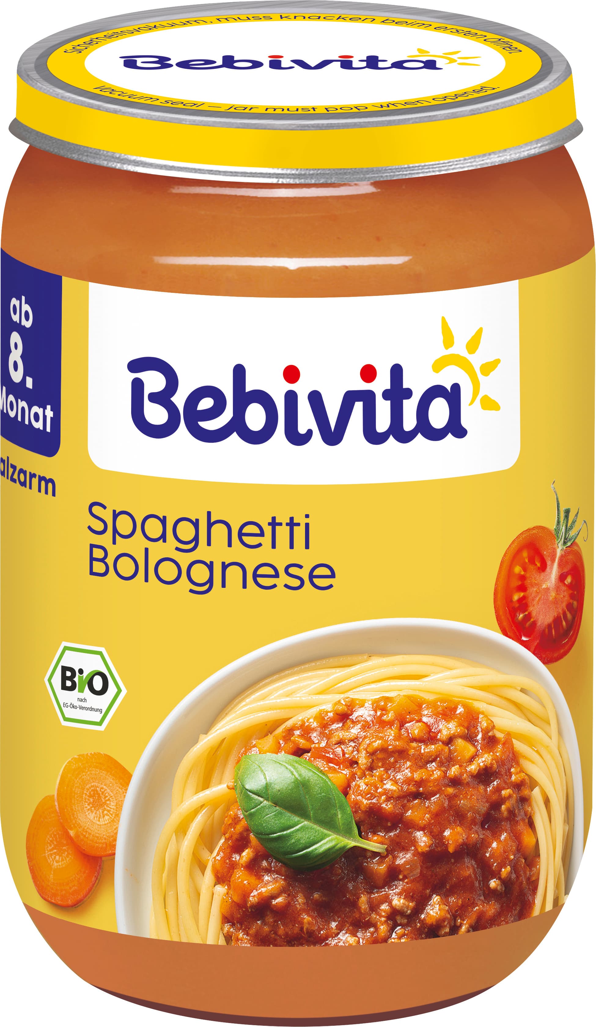 Bebivita Menüs ab 8. Monat Spaghetti Bolognese
