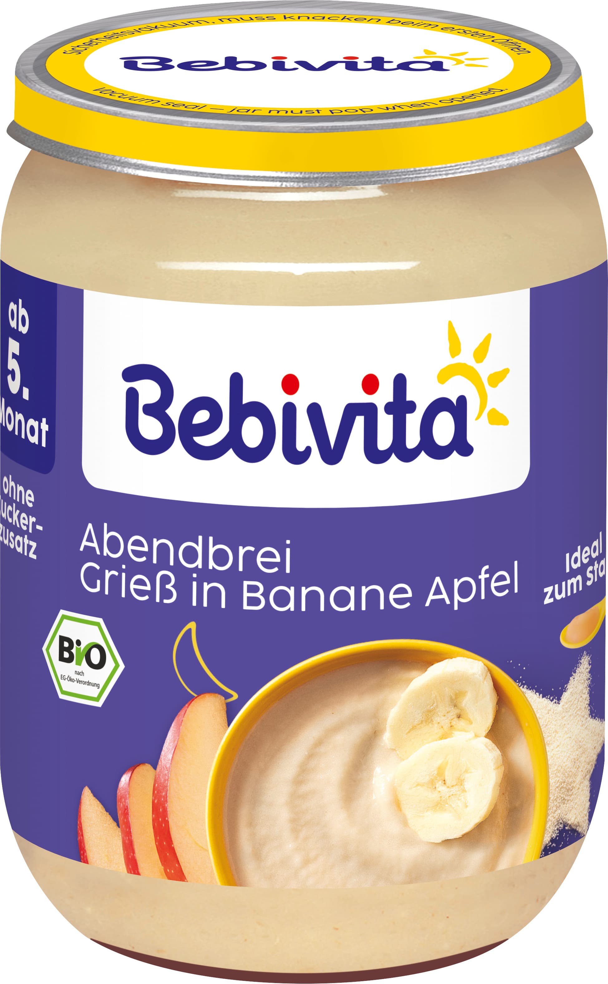 Bebivita Abendbrei Grieß-Banane-Apfel