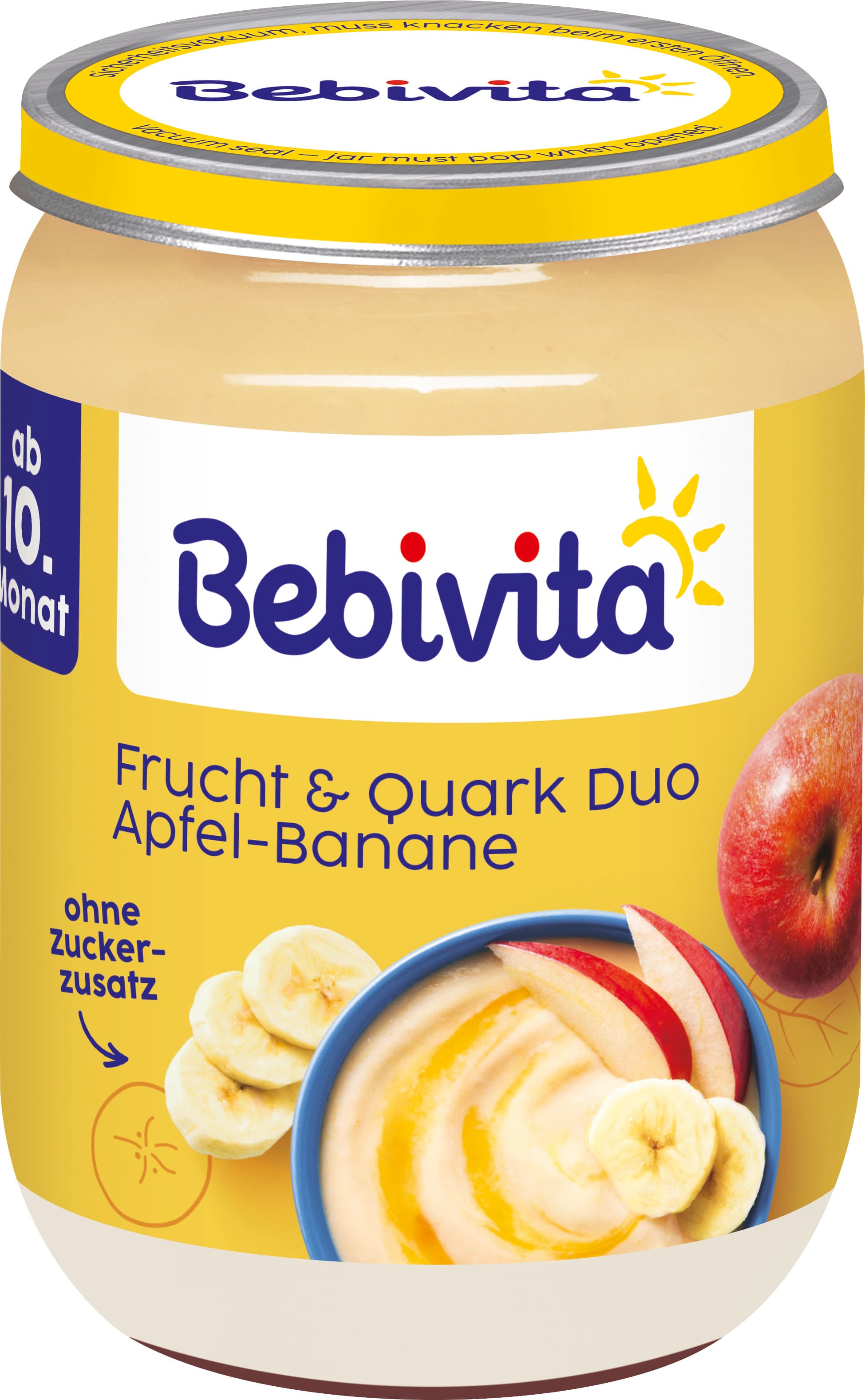 Bebivita Bio Frucht + Quark Apfel-Banane