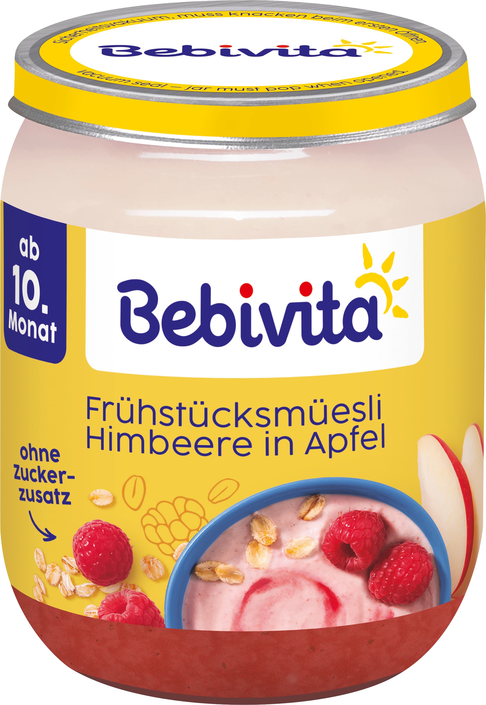 Bebivita Bio Frühstücks-Müesli 160g: Himbeere in Apfel