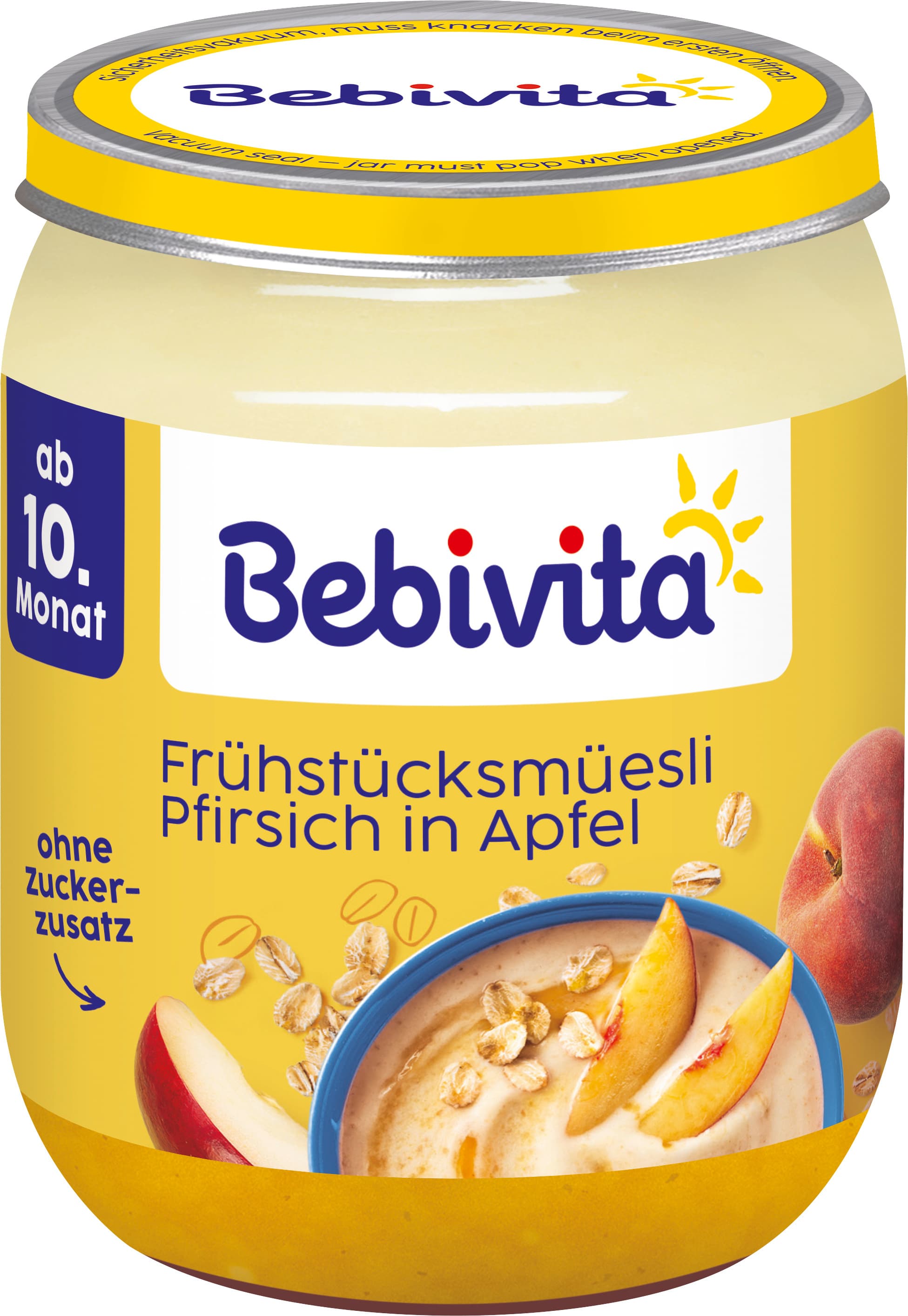 Bebivita Bio Frühstücks-Müesli Apfel-Pfirsich