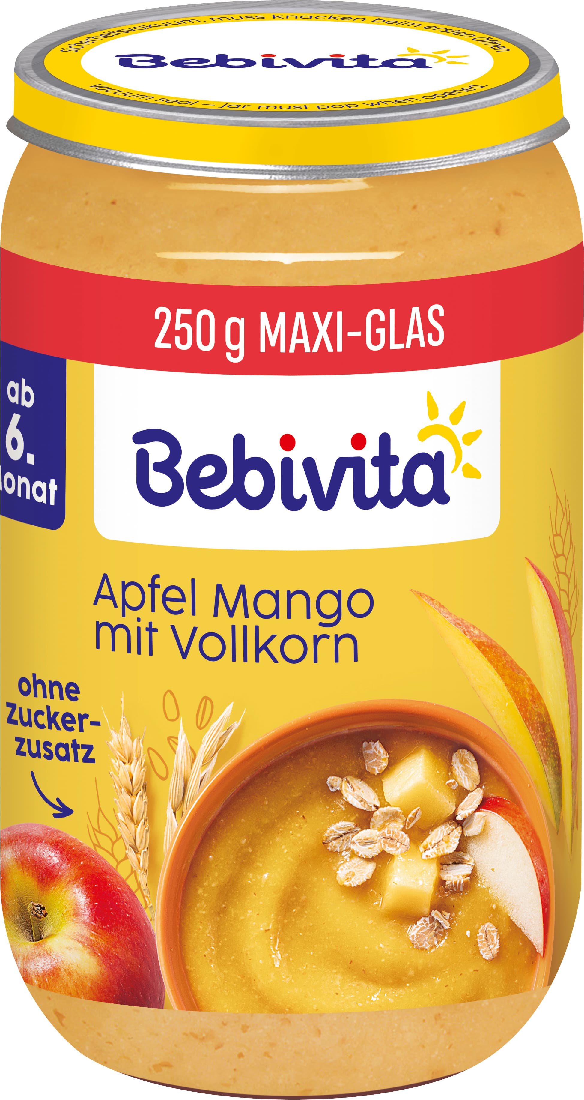 Bebivita Frucht und Getreide 250g: Apfel-Mango mit Vollkorn
