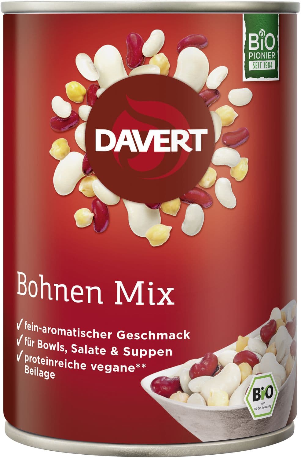 DAVERT Bio Bohnen Mix