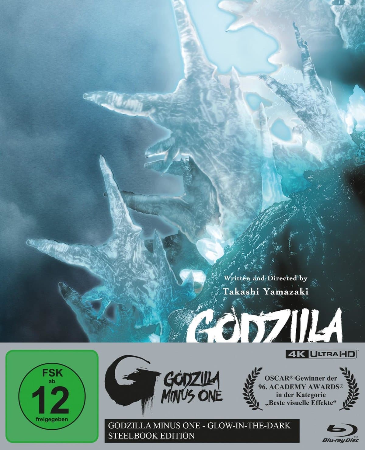 Godzilla Minus One - Glow-in-the-dark - Steelbook Edition (4K-UHD+3 Blu-rays)