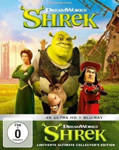 Shrek - 25th Anniversary Edition - Steelbook (4K-UHD+Blu-ray+Bonus-Blu-ray)