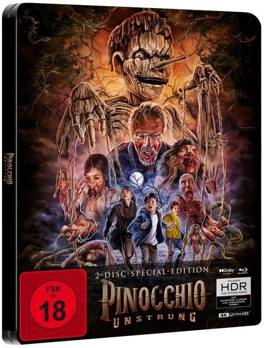 Pinocchio Unstrung - Steelcase (4K Ultra HD+Blu-ray)