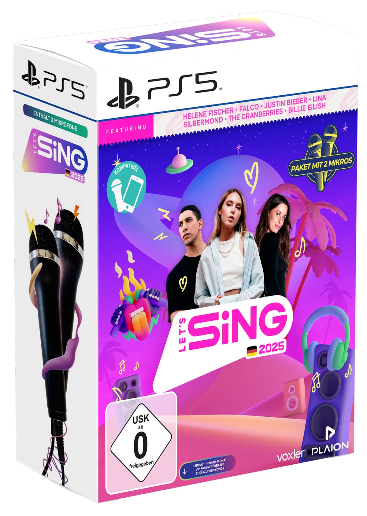 Let's Sing 2025 + 2 Mikrofone - Playstation 5