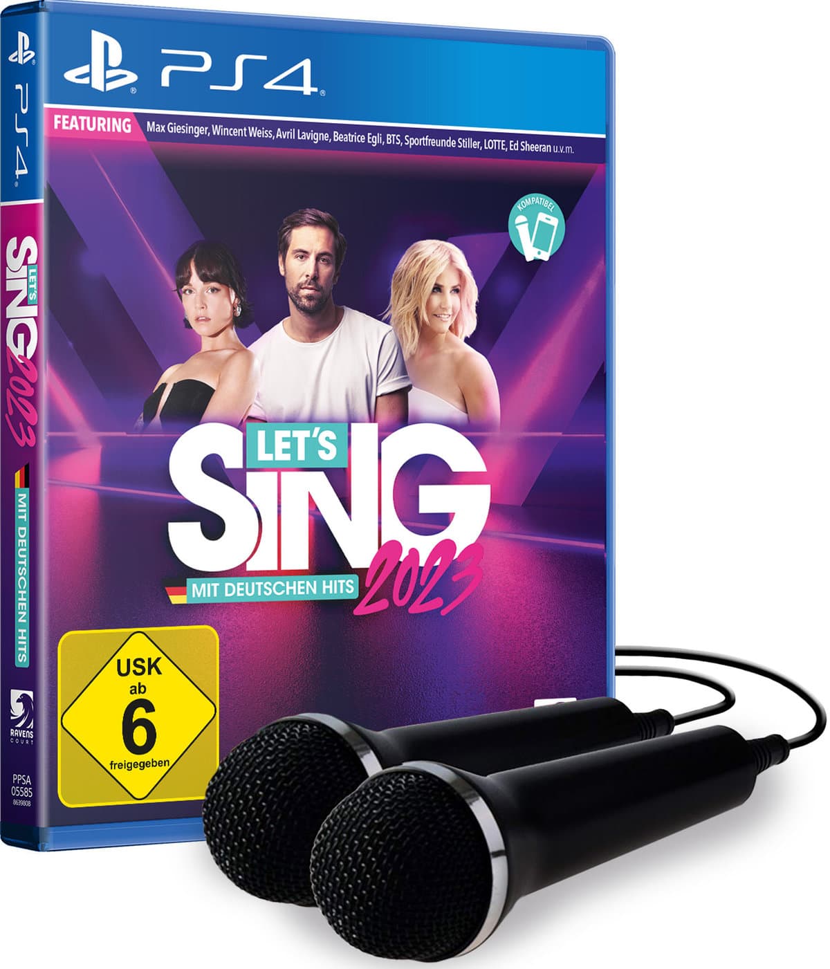 Let's Sing 2023 - Mit deutschen Hits + 2 Mikrofone - Playstation 4