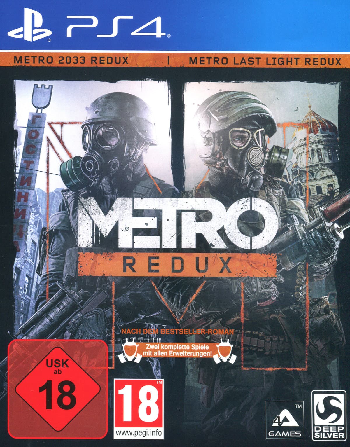 Metro 2033 Redux + Metro Last Light Redux - Playstation 4