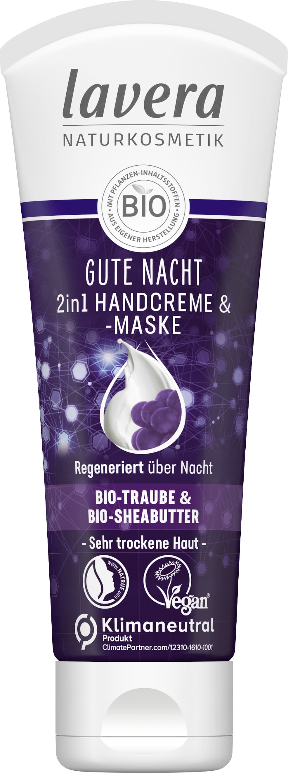 lavera Gute Nacht 2in1 Handcreme & -maske