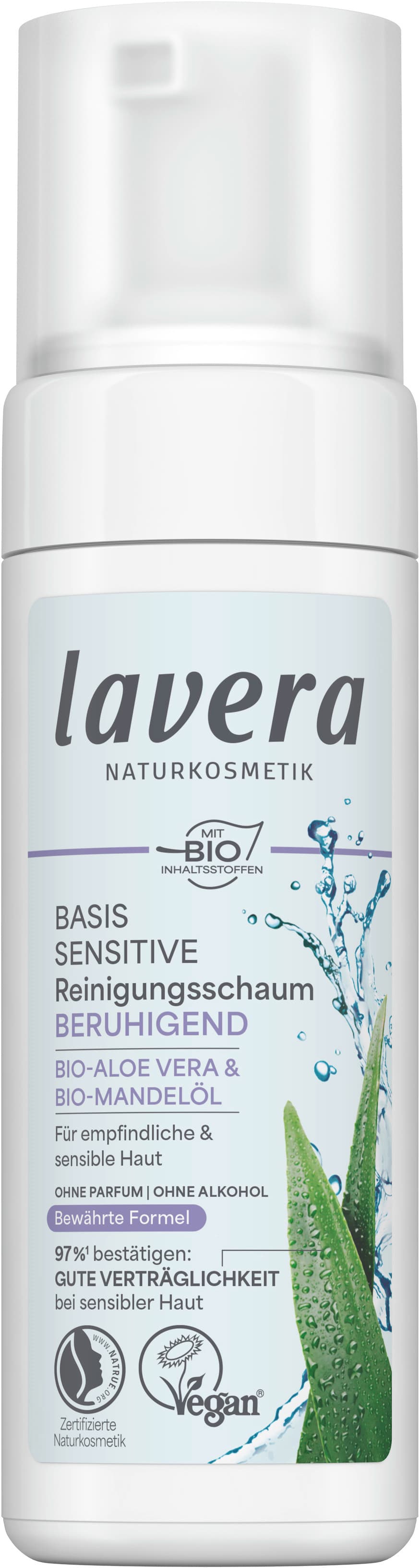lavera BASIS SENSITIVE Reinigungsschaum