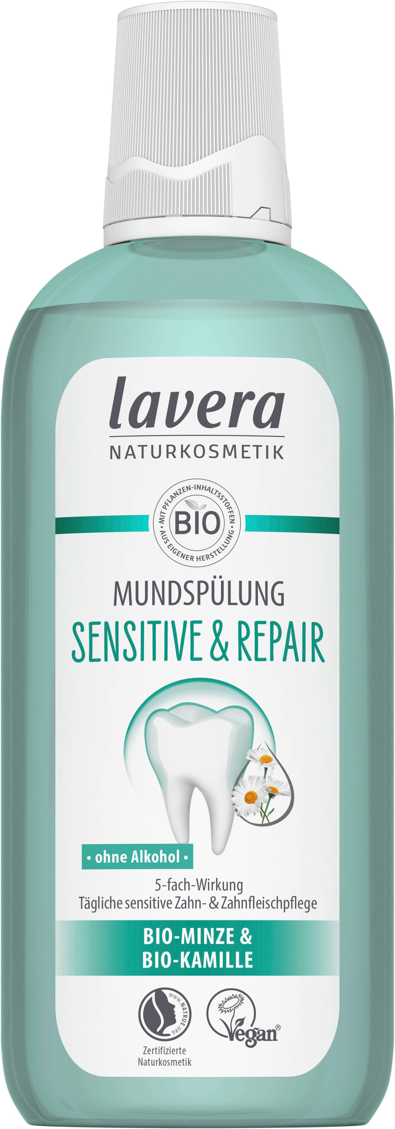 lavera ústna voda Sensitive & Repair