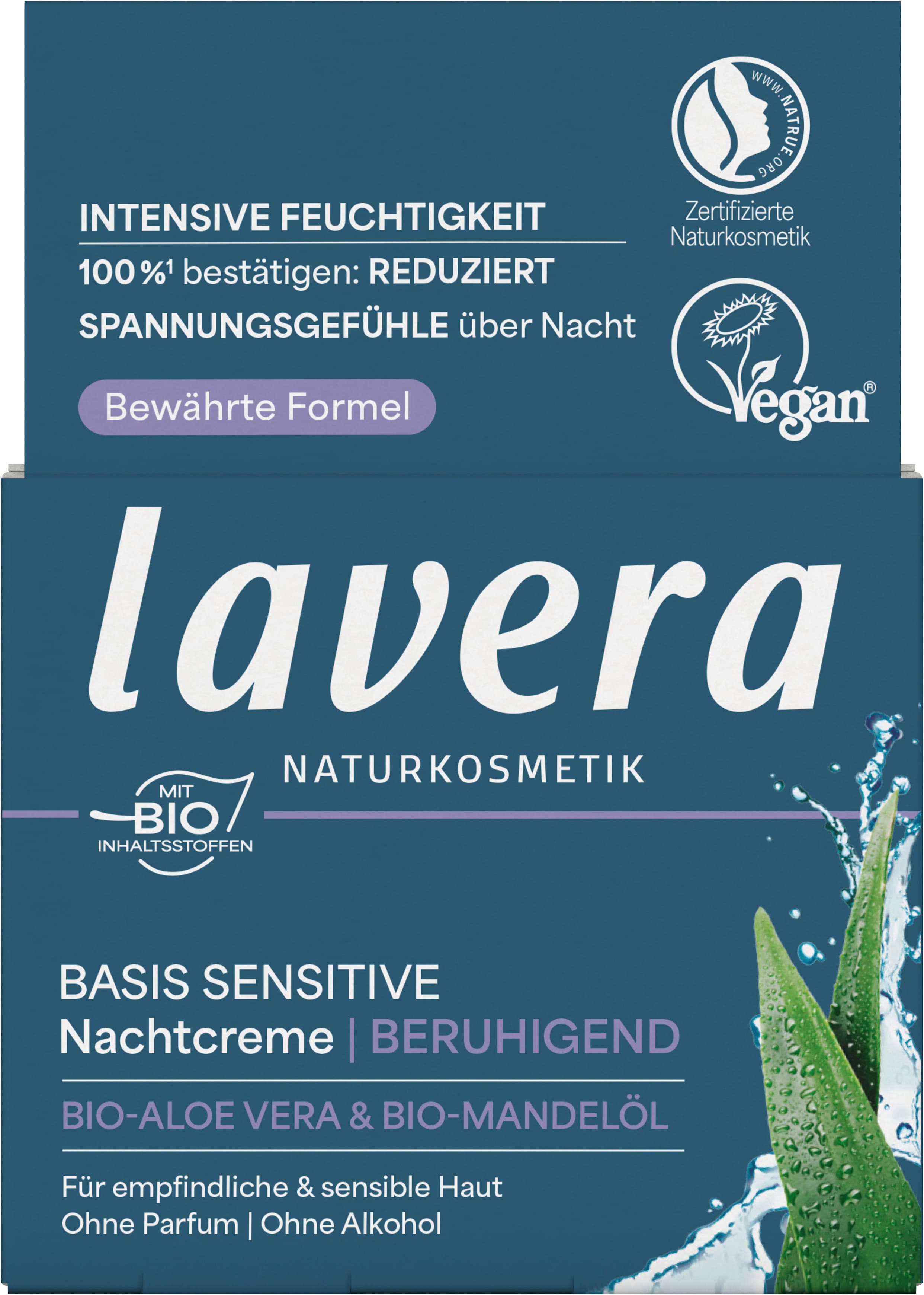 lavera BASIS SENSITIVE Beruhigende Nachtcreme
