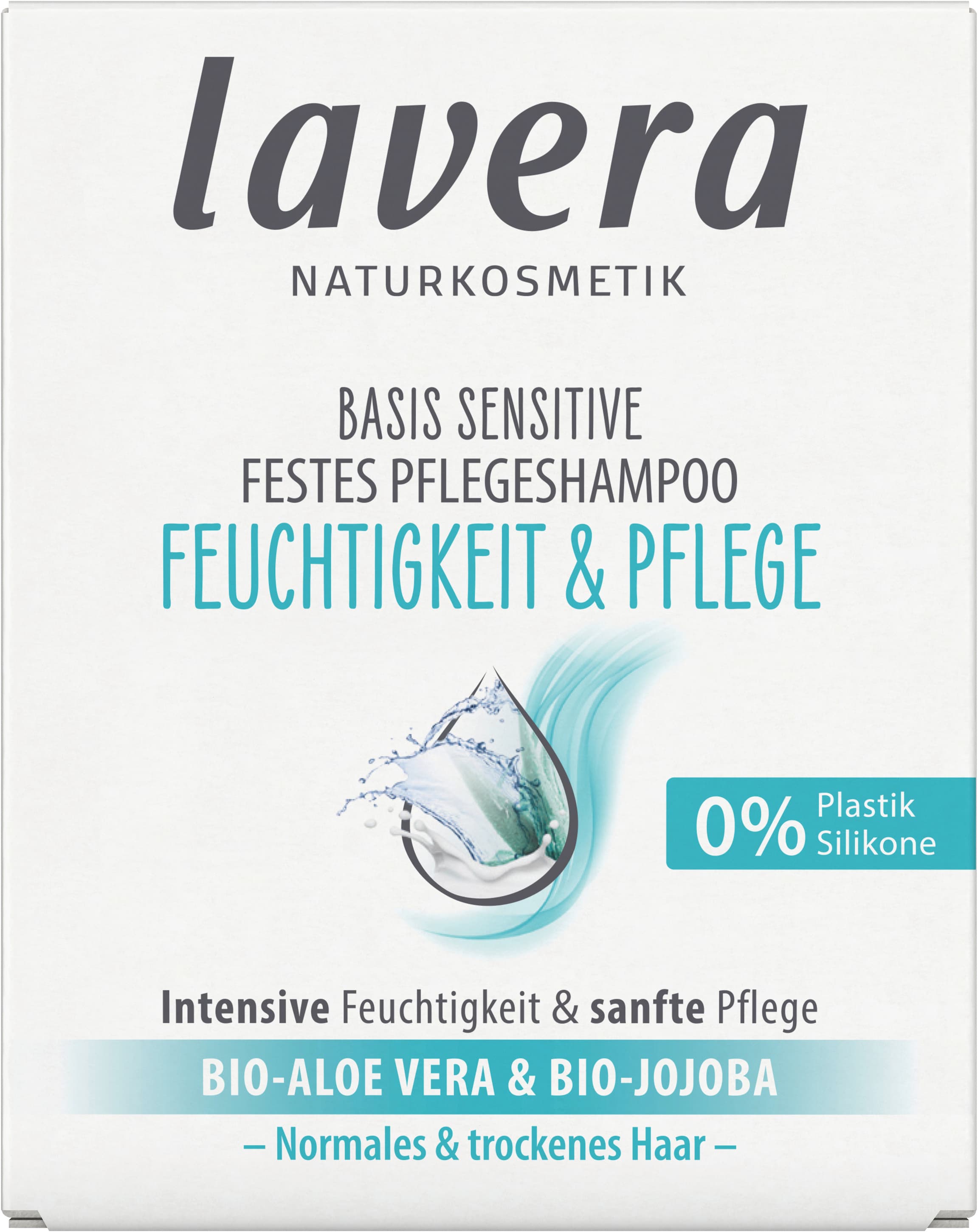 lavera Feuchtigkeit & Pflege Festes Pflegeshampoo