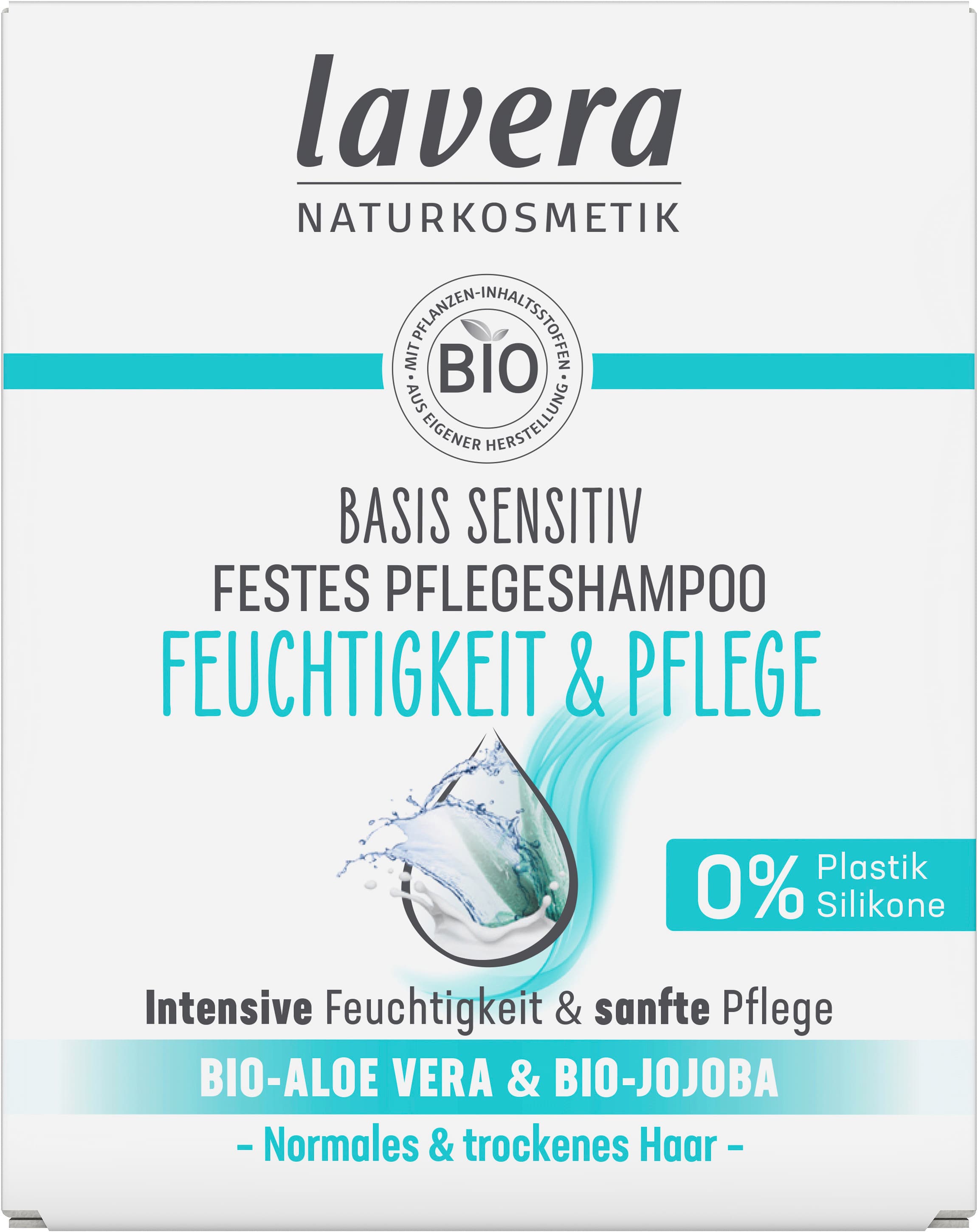 lavera Feuchtigkeit & Pflege Festes Pflegeshampoo