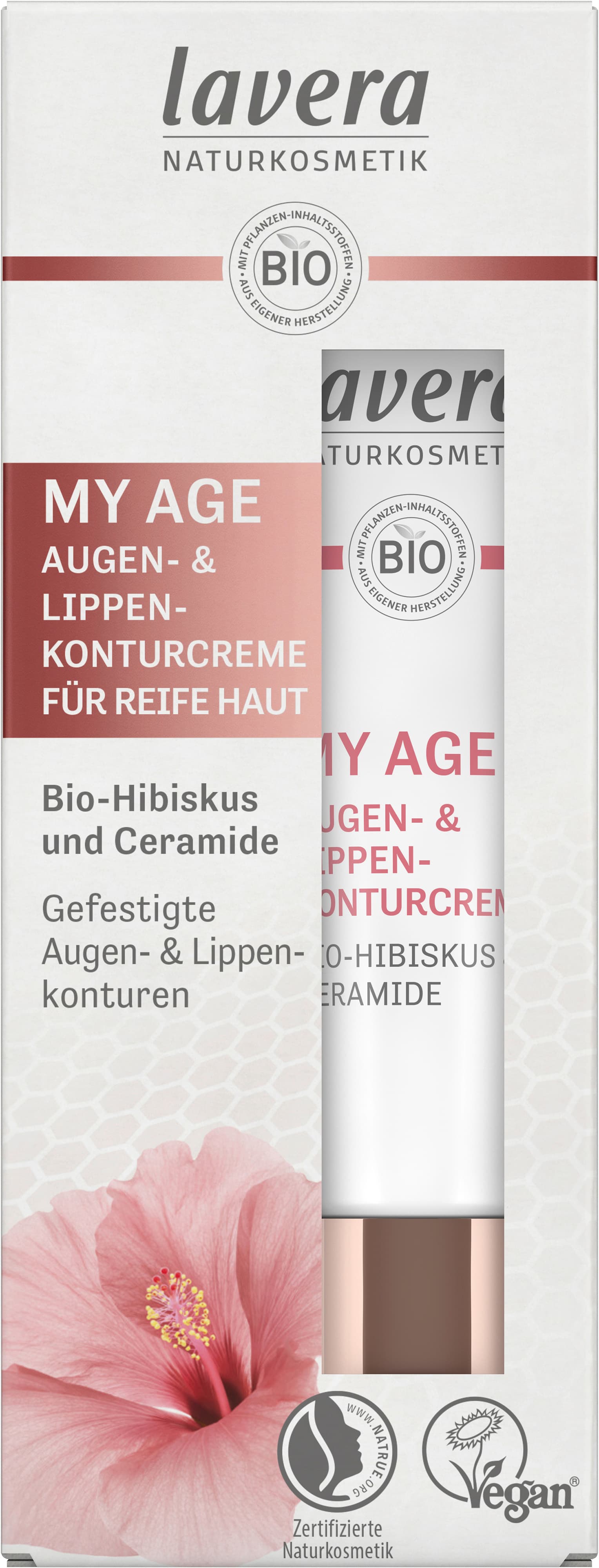 lavera MY AGE Augen- und Lippenkonturencreme