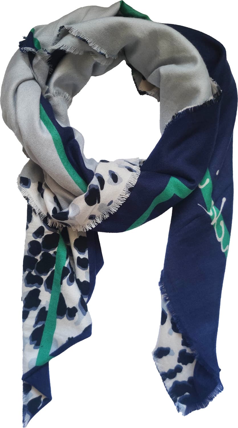 Tuch Animal Premium mit Zupffransen