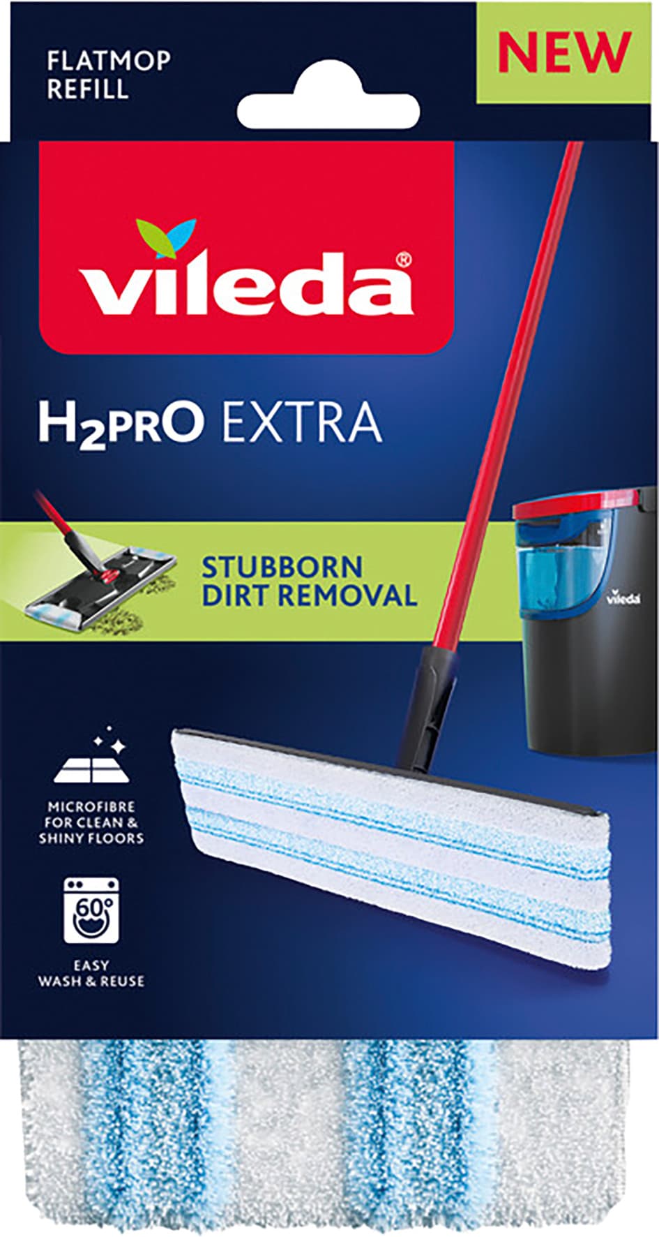 Vileda H2Pro Extra Flat Mop Ersatzbezug
