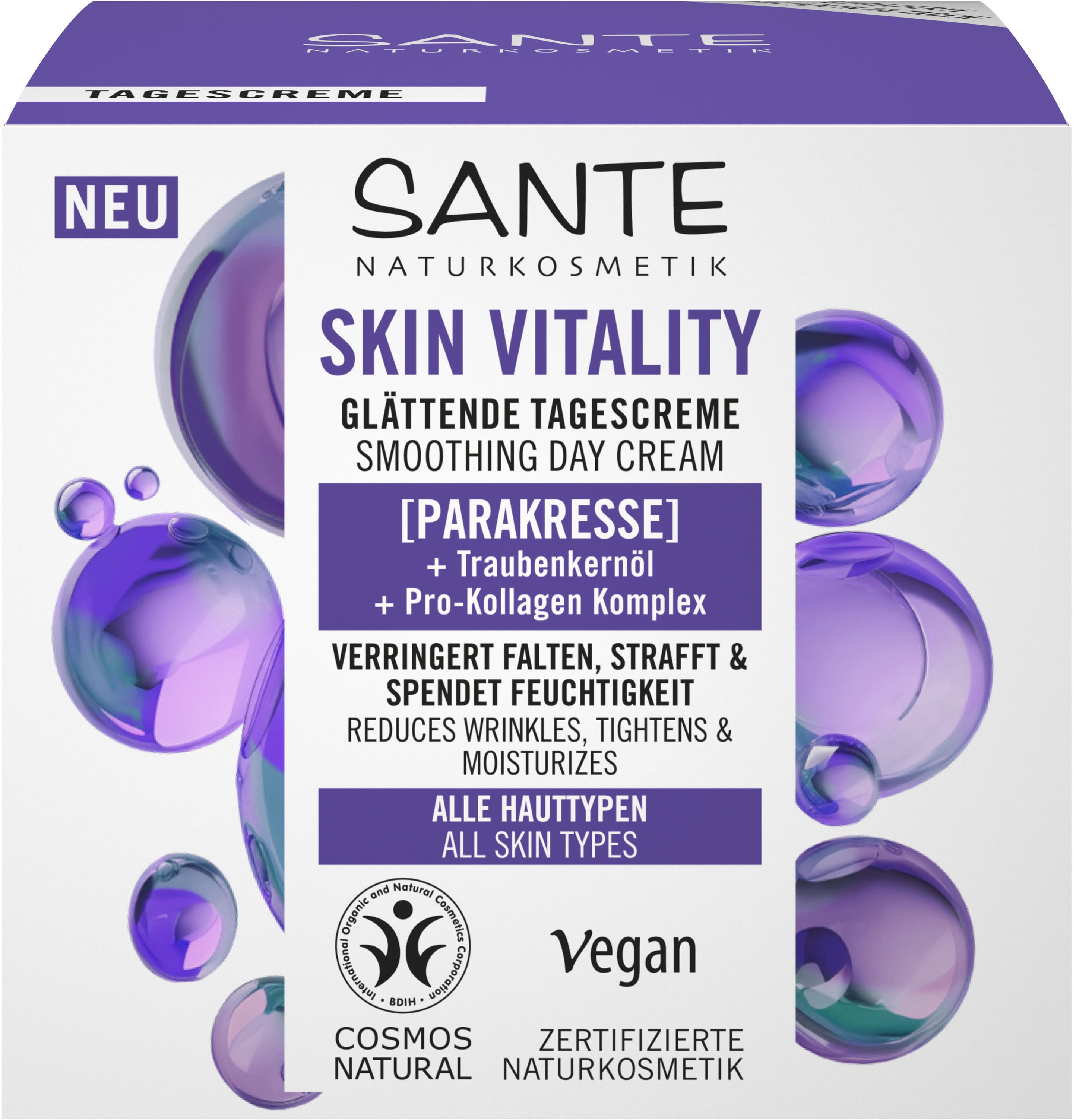 SANTE SKIN VITALITY Vyhladzujúci denný krém