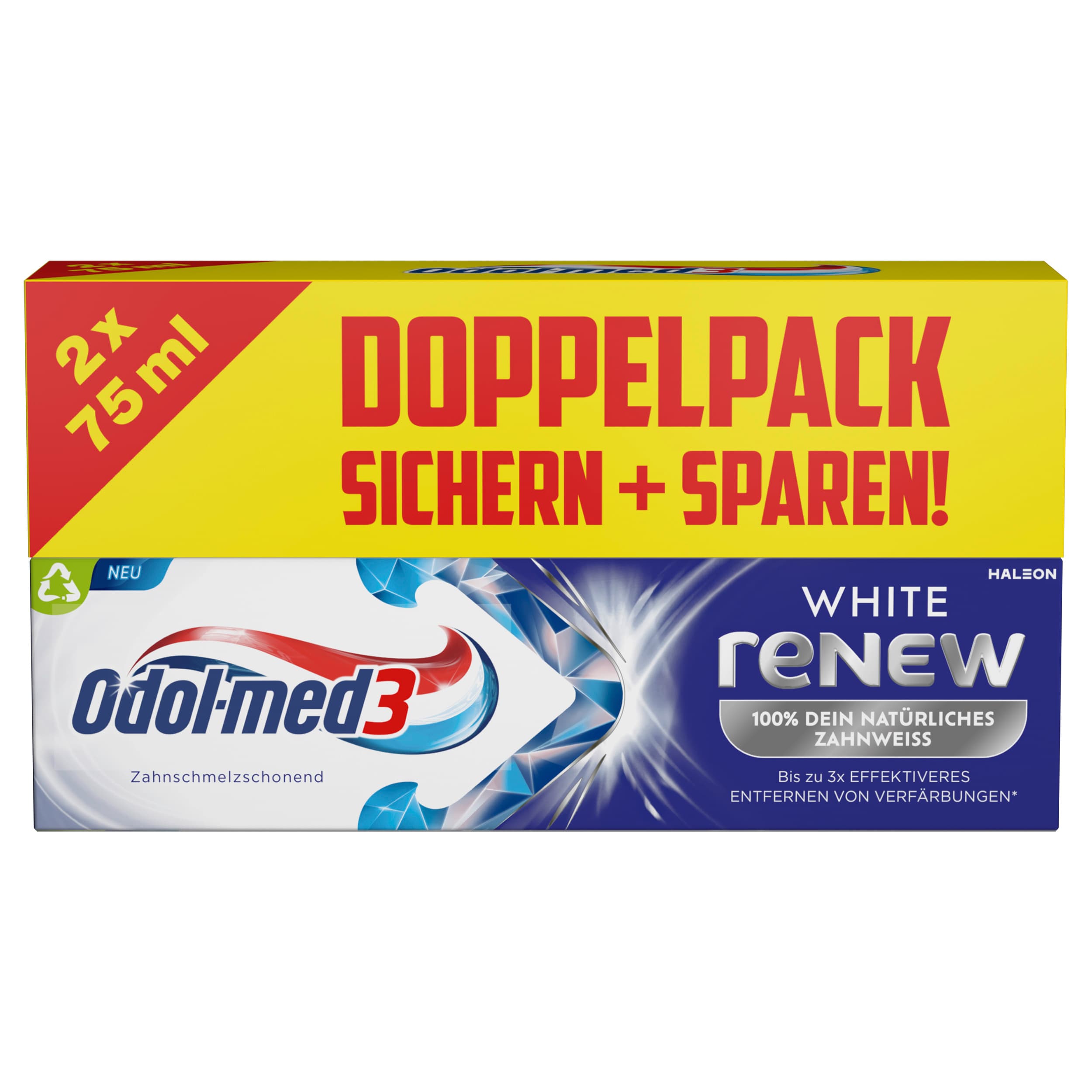 Odol-med3 White reNEW Zahncreme Doppelpack