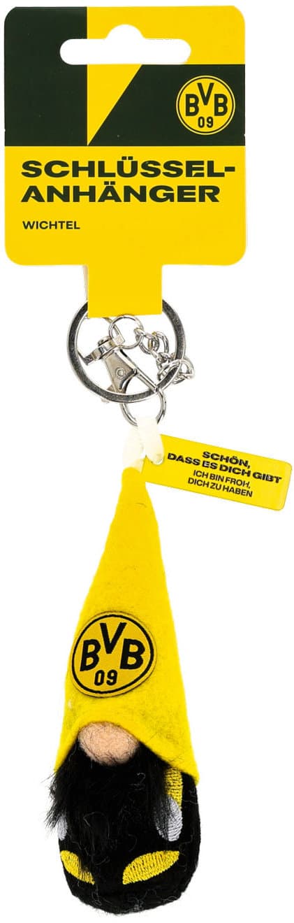 BVB Schlüsselanhänger Wichtel Schön, dass es Dich gibt