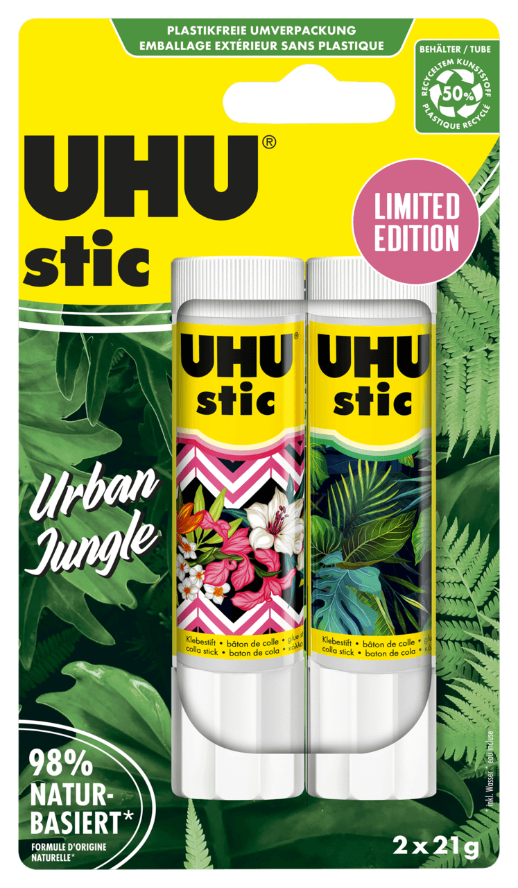 UHU stic URBAN JUNGLE ohne Lösungsmittel 2 x 21g