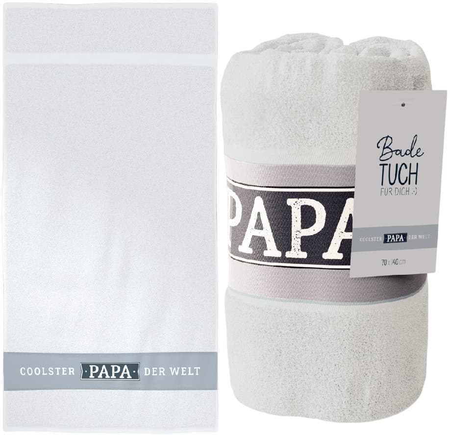 Geschenk für Dich Badetuch Coolster Papa