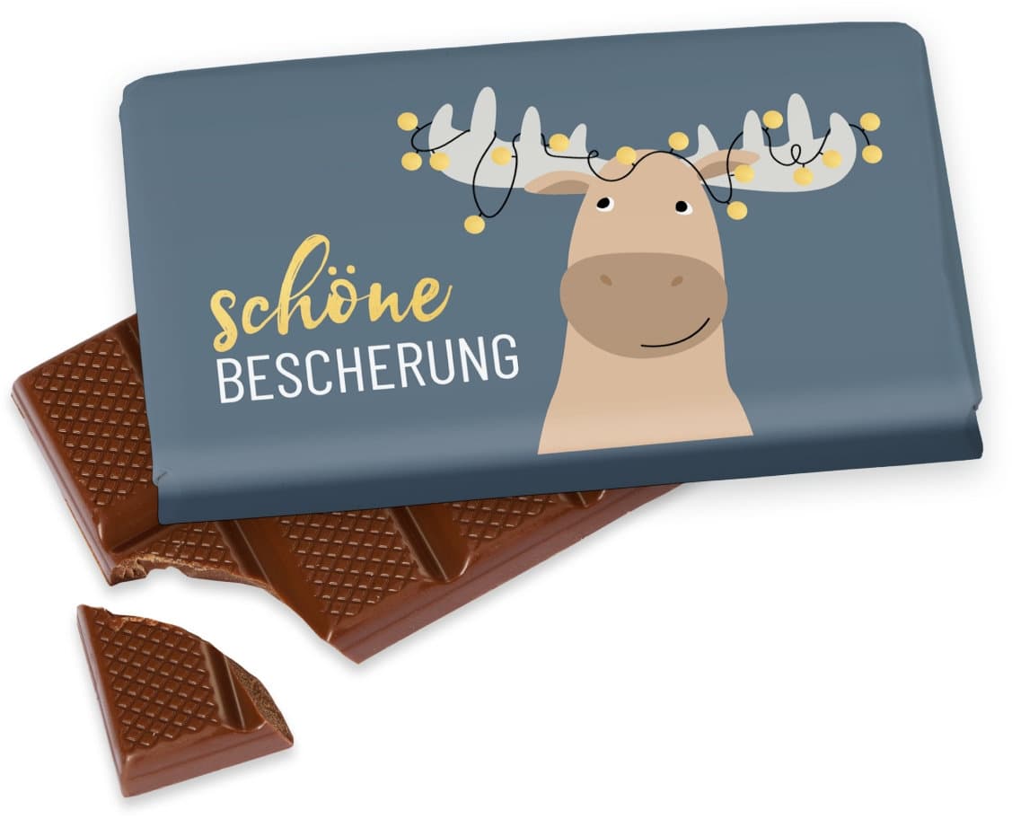 Geschenk für Dich Schokolade Schöne Bescherung