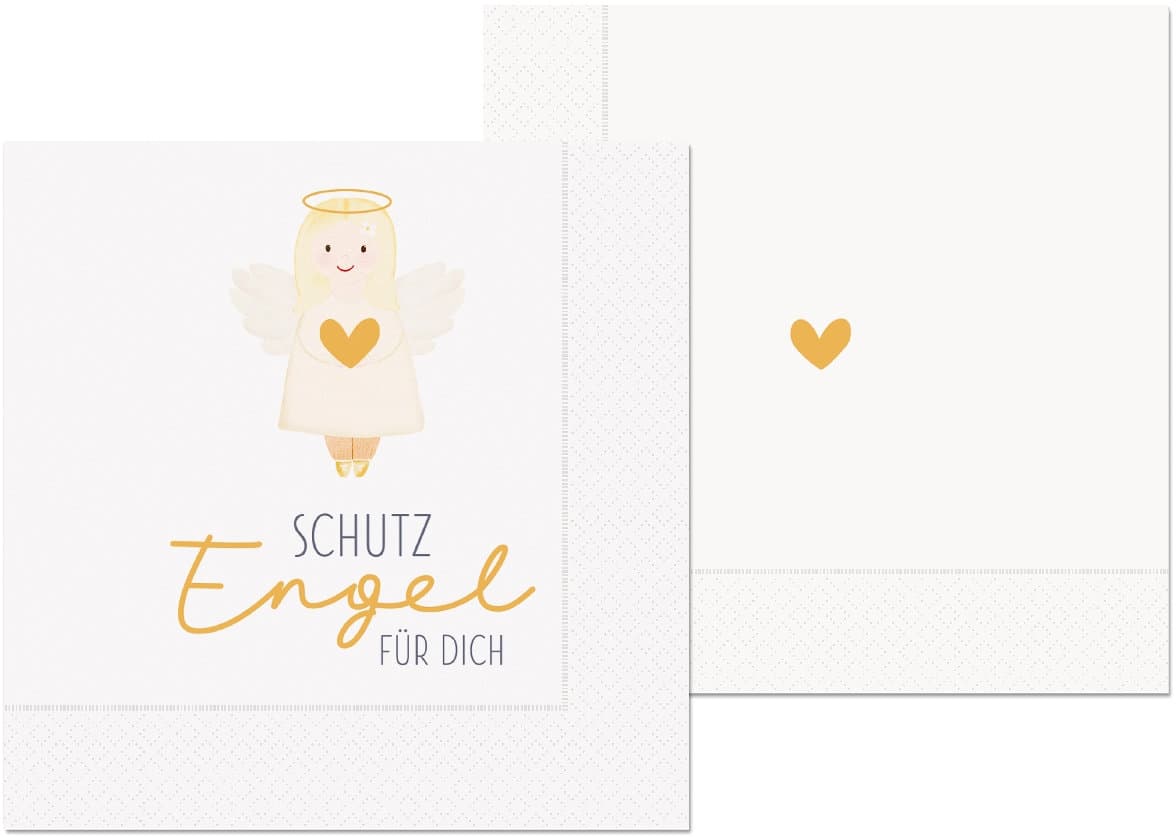Geschenk für Dich Servietten Schutzengel für dich 33x33cm