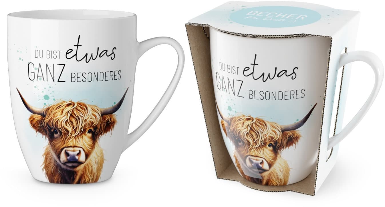 Geschenk für Dich Becher Du bist etwas ganz Besonderes 250ml
