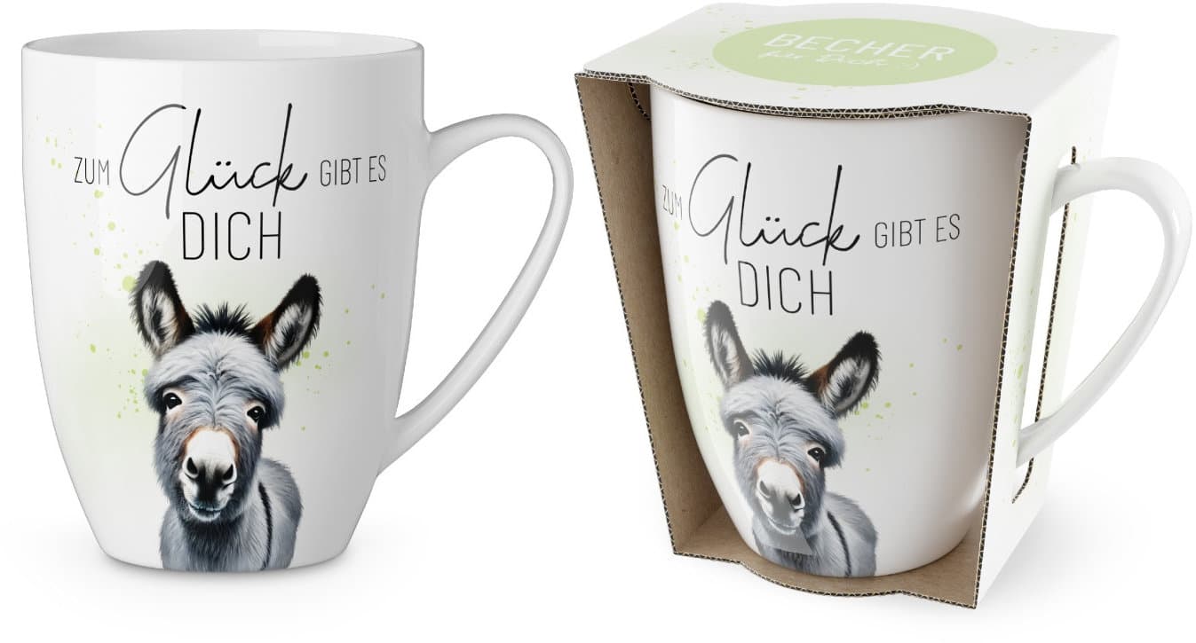 Geschenk für Dich Becher Zum Glück gibt es Dich 250ml