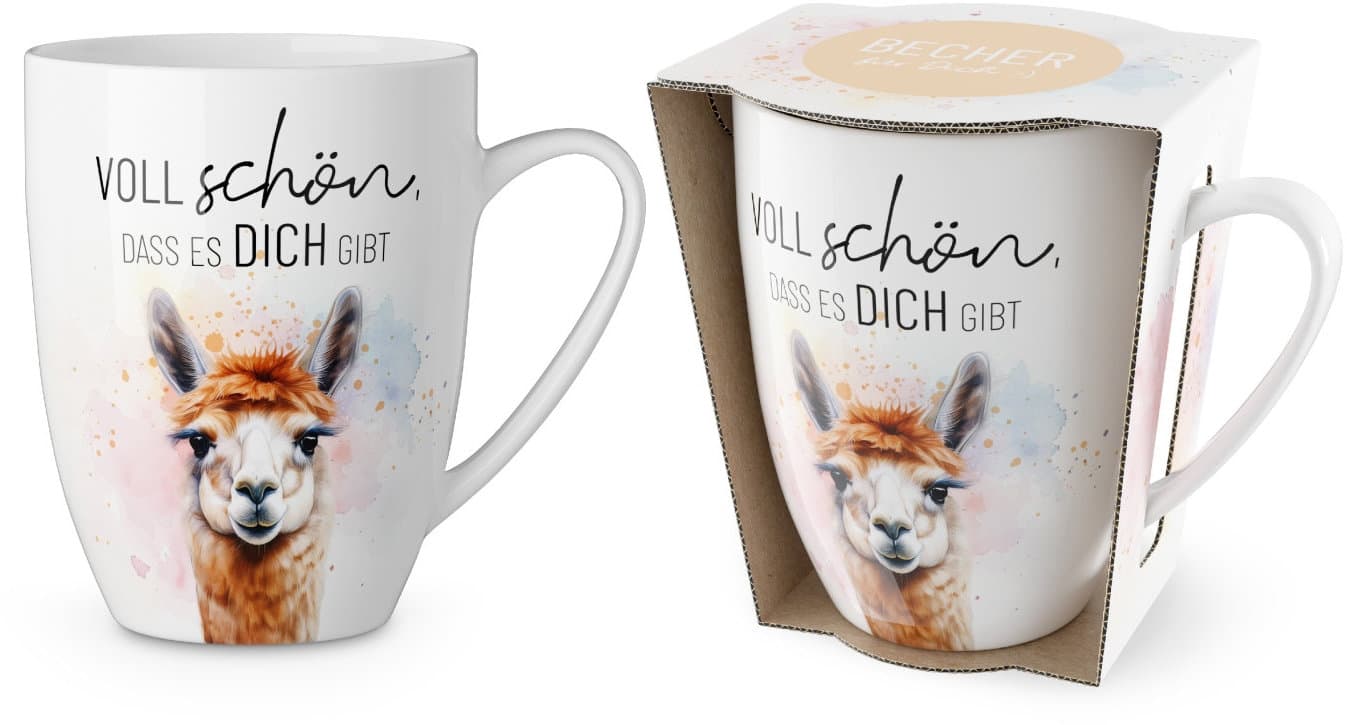 Geschenk für Dich Becher Voll schön, dass es Dich gibt 250ml