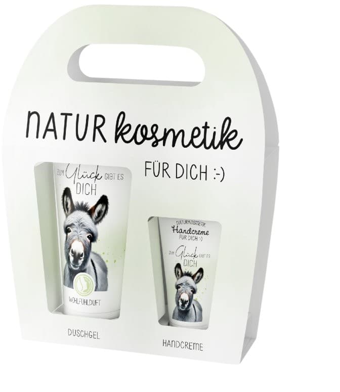 Geschenk für Dich Kosmetikset Zum Glück gibt es Dich