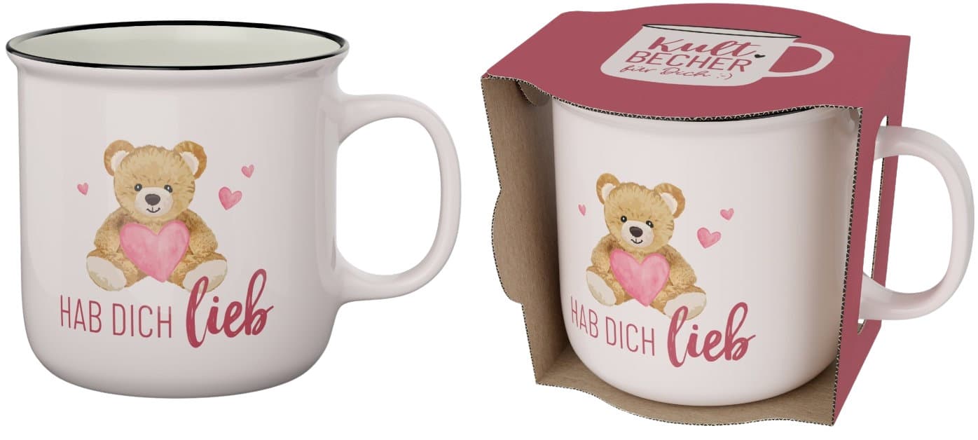 Geschenk für Dich Kultbecher Teddy 250ml